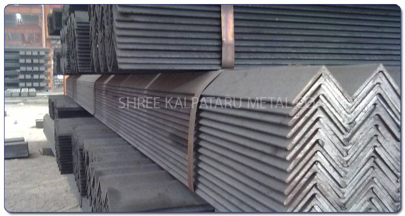 Original Photograph Of Stainless Steel 317L Angle At Our Warehouse Mumbai, India