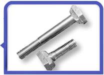 Stainless Steel Solar T head Slot Bolts With Flange Nuts