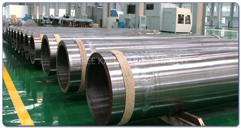 Original Photograph Of Stainless Steel 317L Welded Tubes At Our Warehouse Mumbai, India