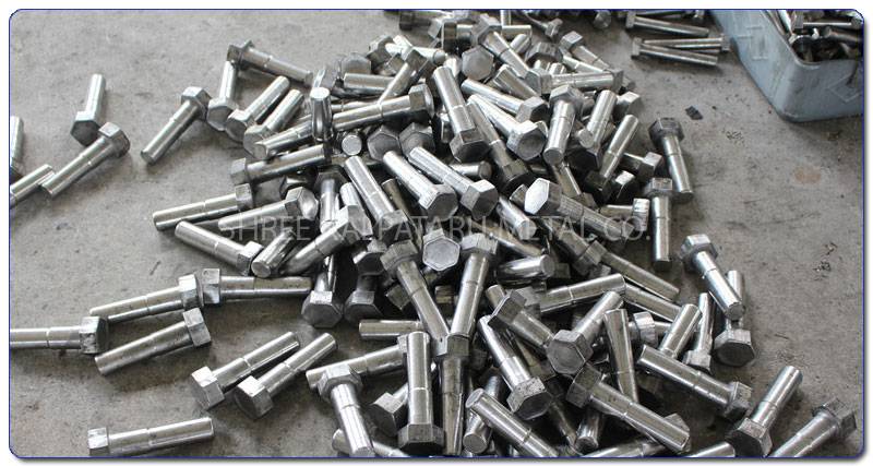 Original Photograph Of 317L Stainless Steel Bolts at Our Warehouse Mumbai, India